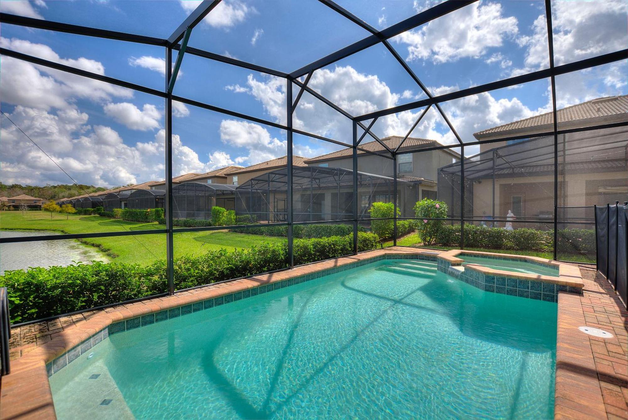 Stylish Cozy Family Getaway With Private Pool And Lake View คิสซิมมี ภายนอก รูปภาพ