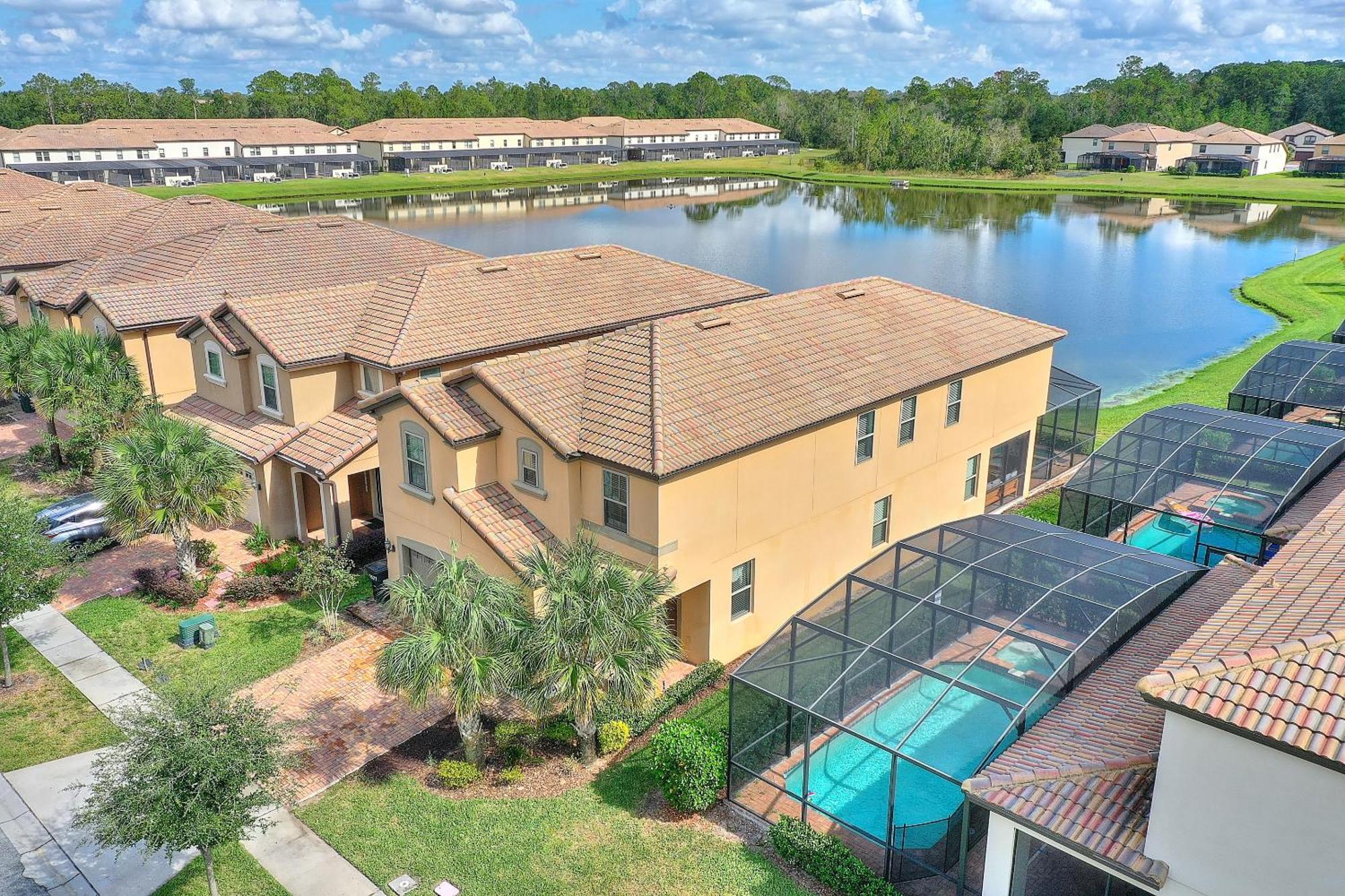 Stylish Cozy Family Getaway With Private Pool And Lake View คิสซิมมี ภายนอก รูปภาพ